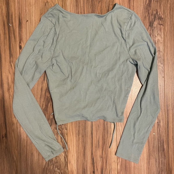 Fashion Nova Ruched And Stunning Ribbed Top Size XL - Picture 2 of 3